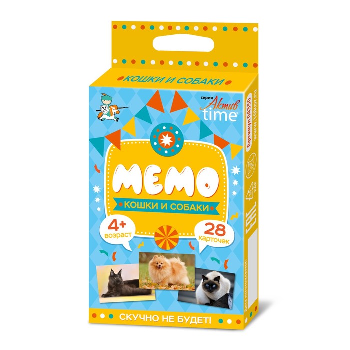 Настольная игра «Мемо. Кошки и собаки» 9044119