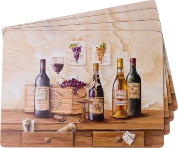 комплект подставок под горячее из 4 шт 40х29 см 259-022