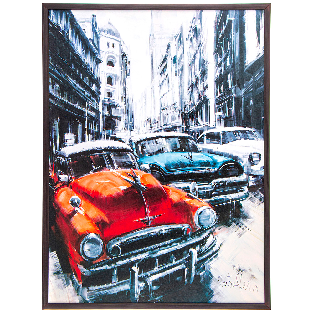 ПАННО ДЕКО-БОКСЫ ВЕНГЕ С ОКАНТОВКОЙ 60*80 СМ 541-718