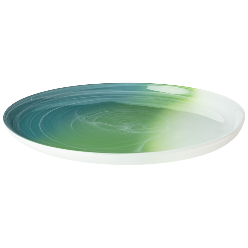 тарелка обеденная alabaster green диаметр 28 см, высота 2 cм 332-039