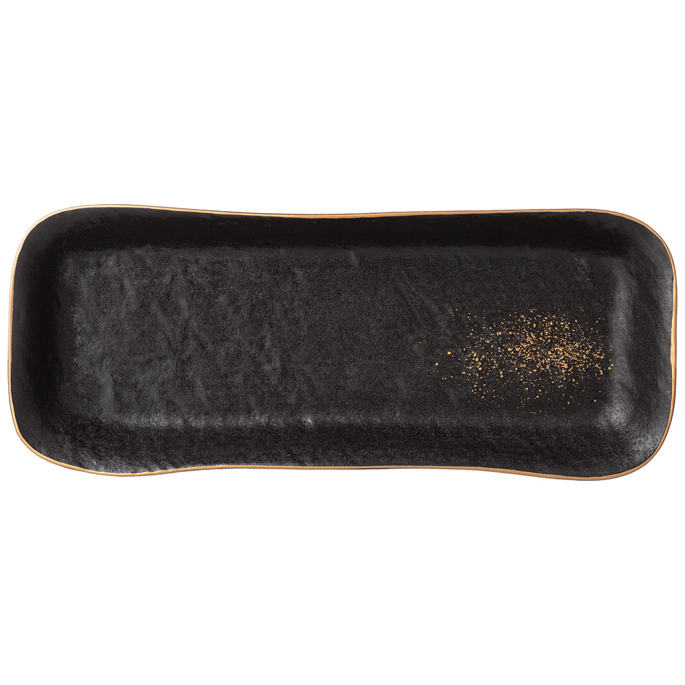 блюдо bronco midnight gold прямоуг. 34х13х4 см 42-435