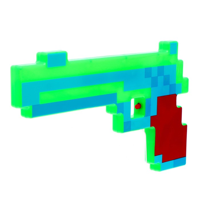Пистолет «Пиксель», световые и звуковые эффекты, МИКС 3792778