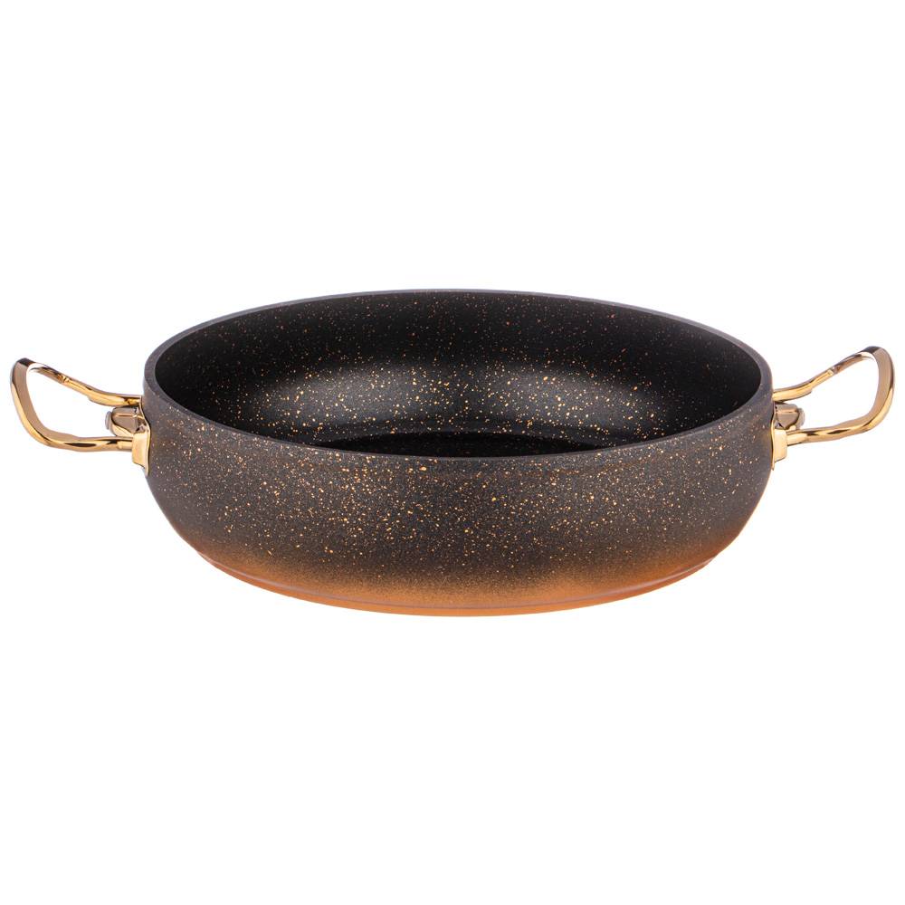 сотейник agness с антипригар. покрытием granite, серия mercury, 26х7 см, 3,2л, pfoa free 953-006