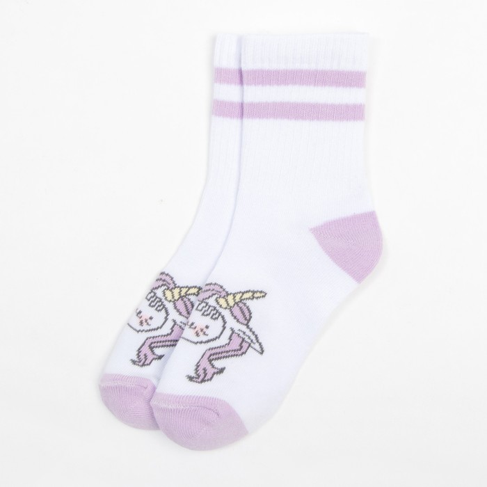 Носки детские KAFTAN Caticorn, размер 16-18, цвет белый 4515516