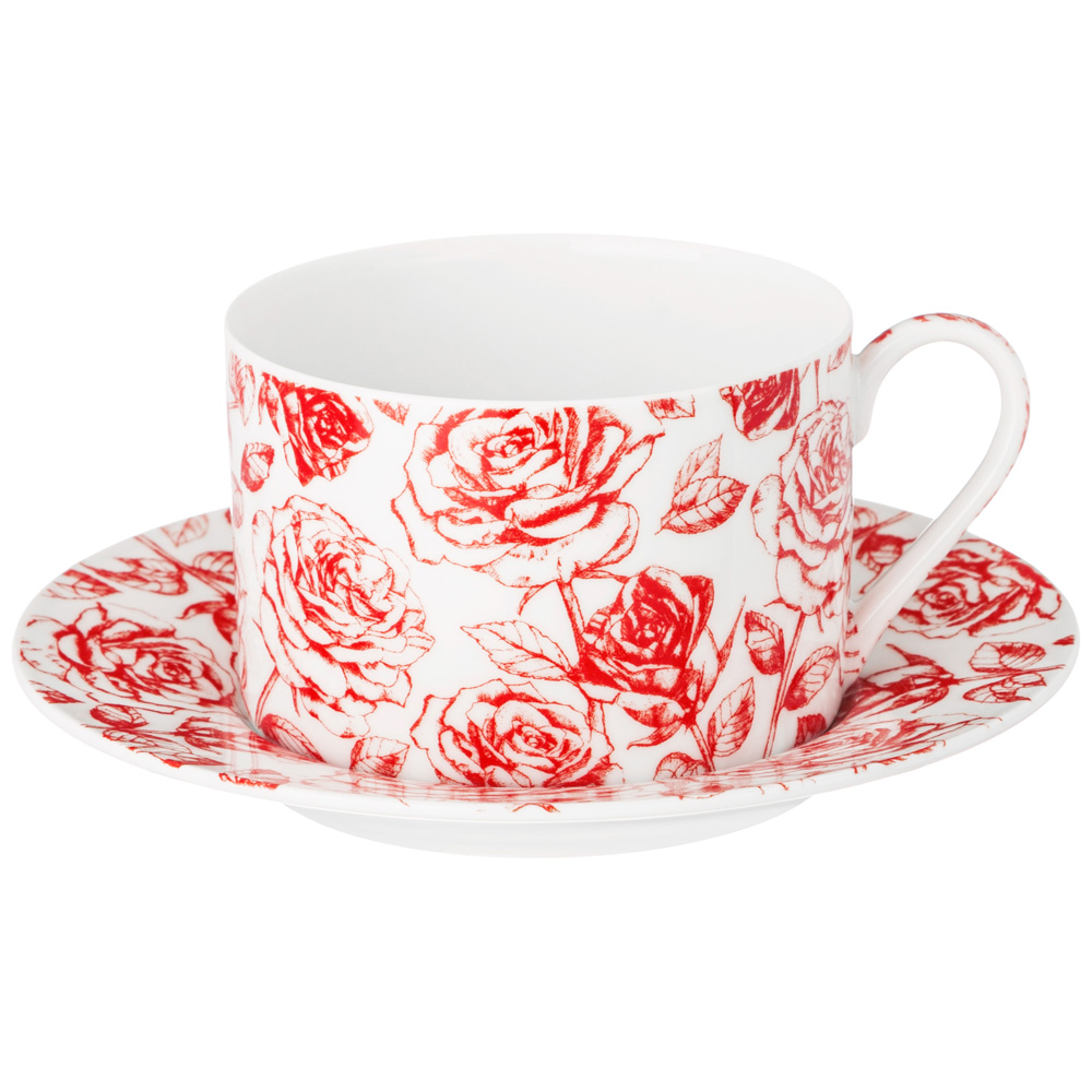 чайный сервиз lefard roses на 6 пер. 14 пр. 200 мл 86-2563