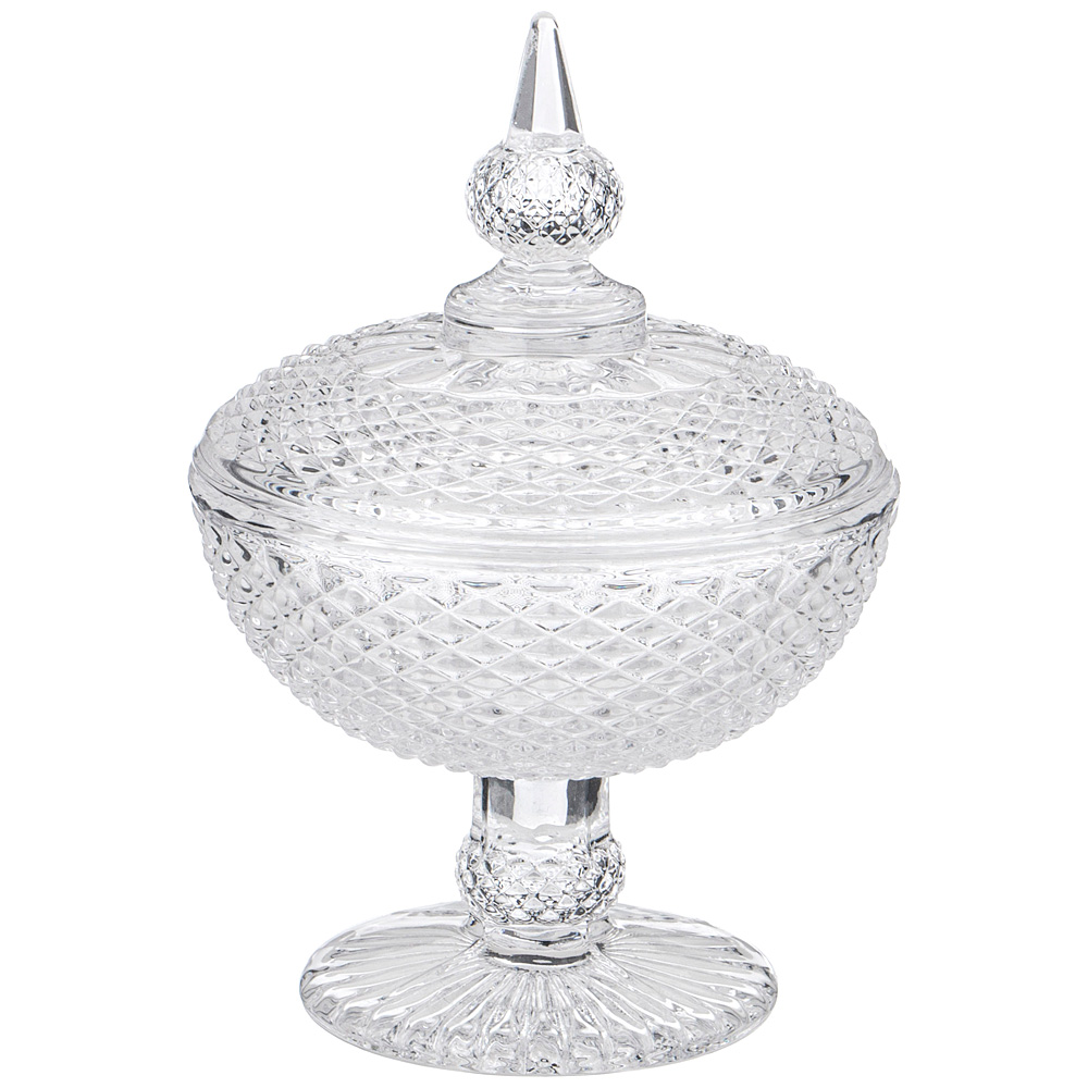 емкость для хранения на ножке diamant 10,2х10,2х15см 355-316