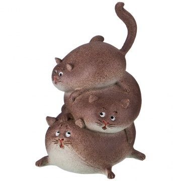 фигурка кот 11х7х13 см 450-731