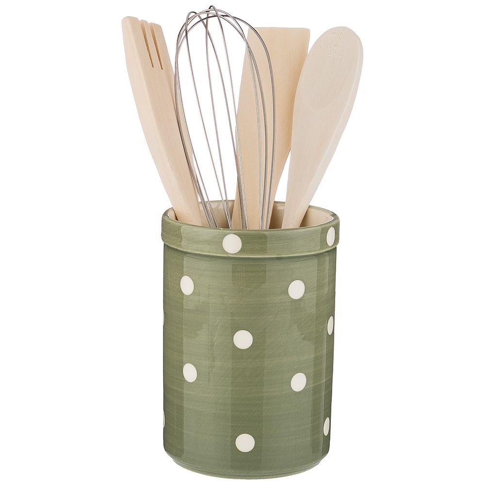 подставка для кухонных принадлежностей green utensils диаметр 9 см высота 14 см 230-193
