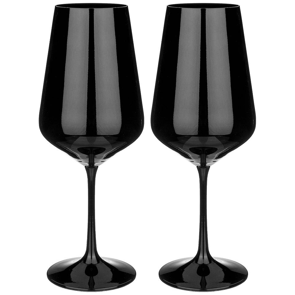 набор бокалов из 2 штук total black 450 мл высота 24 см 674-749 Набор бокалов для вина total цвет черный высотой 24.0000 см объемом 450 мл материал стекло производства чехия бренд bohemia glass общий вес 0,48 кг всего в наборе 2.0000 предметов, купить с доставкой по низкой цене за 2558 руб.