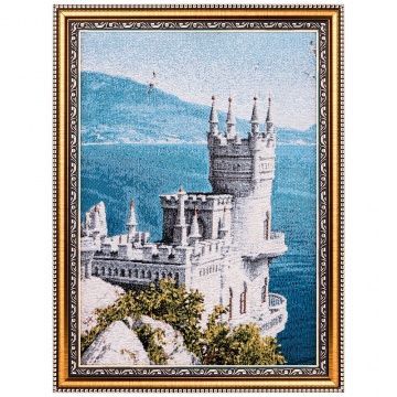 гобеленовая картина ласточкино гнездо 31х44 см 404-125-04