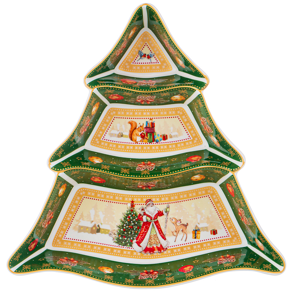 менажница christmas collection 24х24х3 см 85-1627