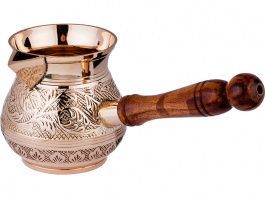 турка латунь 200 мл диаметр 7 см высота 8 см длина 10 см 877-492