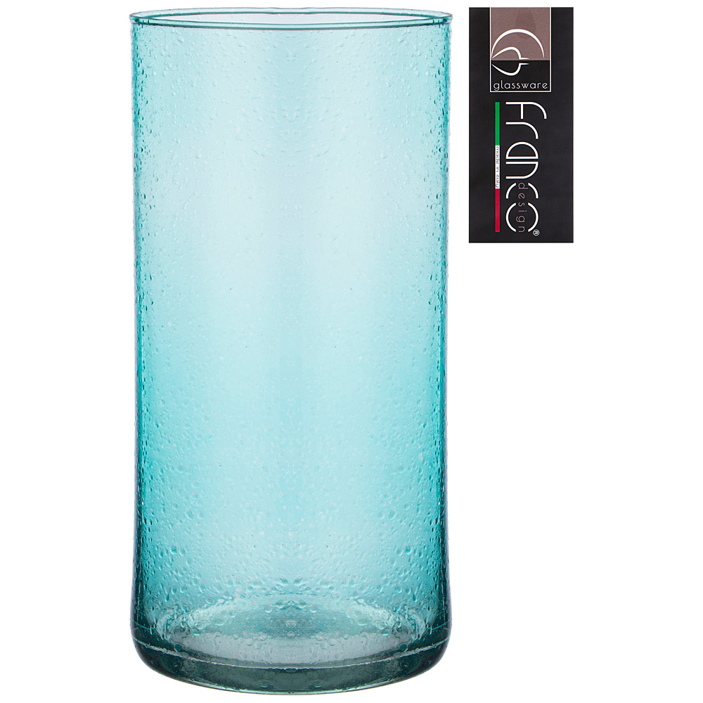 ваза cilindro azure drops высота 26см диаметр 12см 316-1755