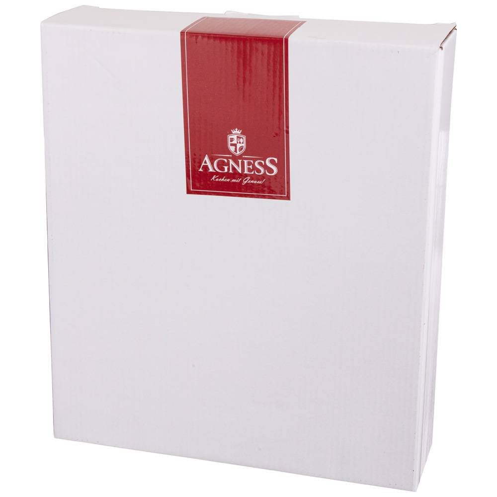 блюдо для запекания agness лаванда квадрат 3,1 л 29,5х25х7 см 536-249