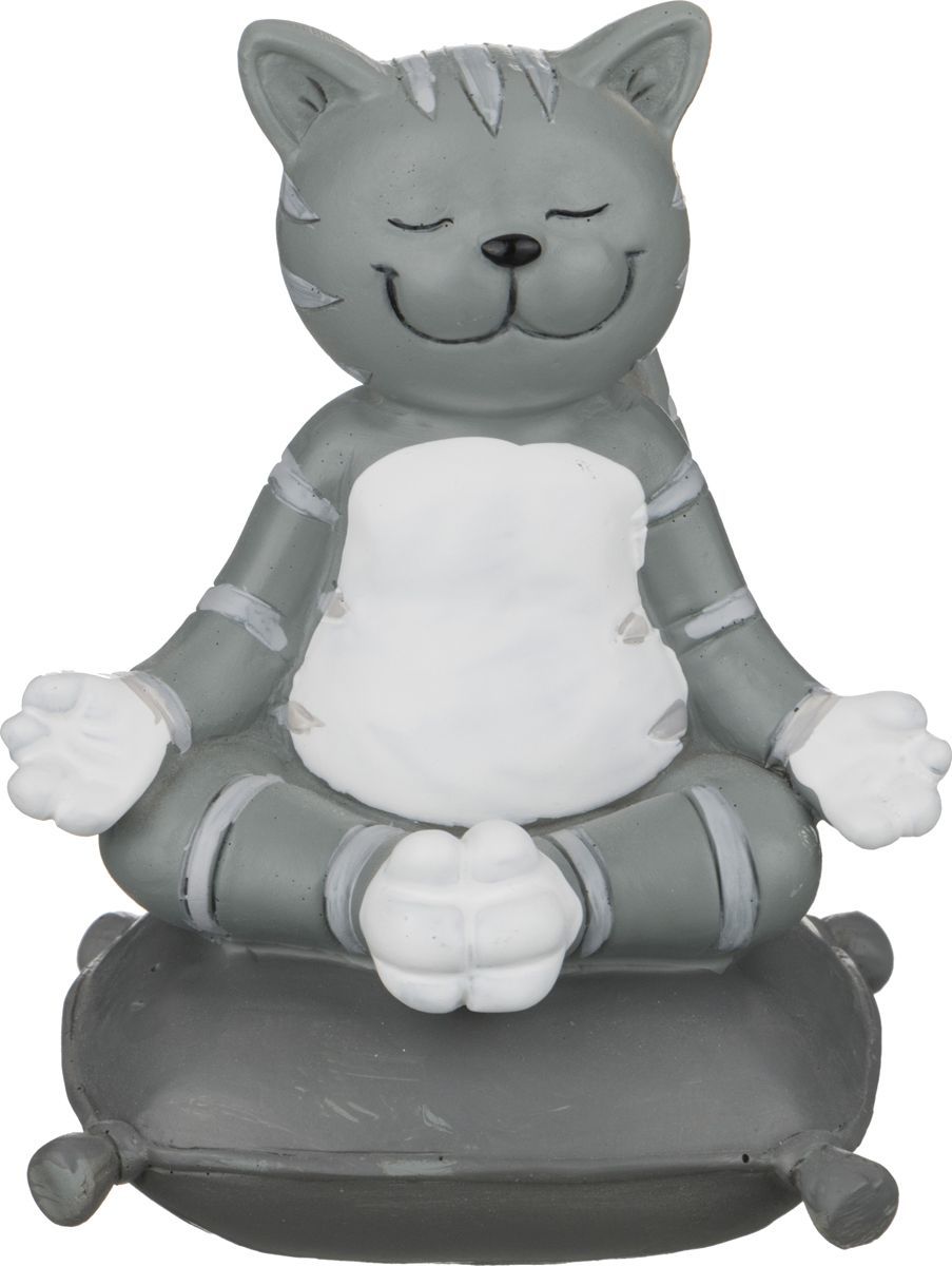 фигурка йога-кот 6х7х10 см 162-316