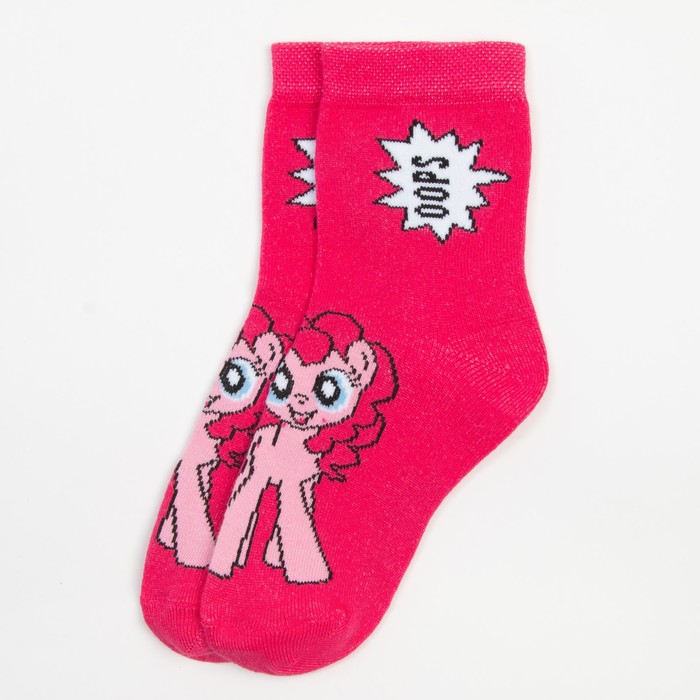 Носки для девочки «Пинки Пай», My Little Pony, 18-20 см, цвет розовый 9200143