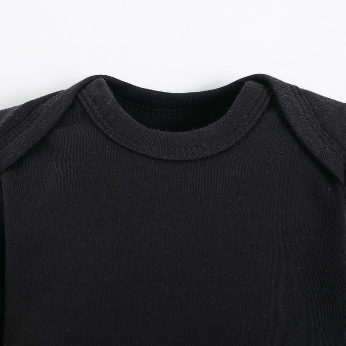 Боди с дл.рукавом Крошка, Я BASIC LINE, рост 80-86 см, черный 9615556