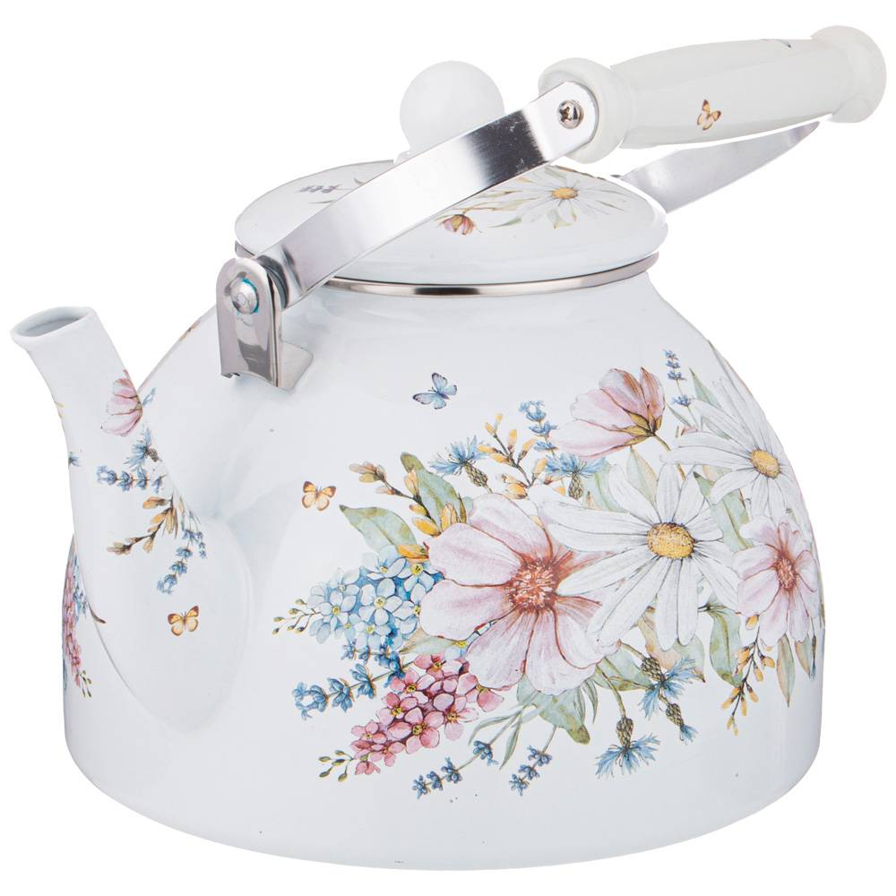 чайник agnessэмалированный серия дворцовый парк 4 л 934-433