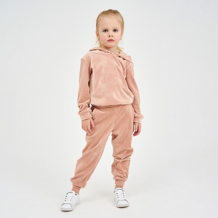 Костюм детский (толстовка, брюки) KAFTAN Basic line р.36 (134-140), пудра 7462819