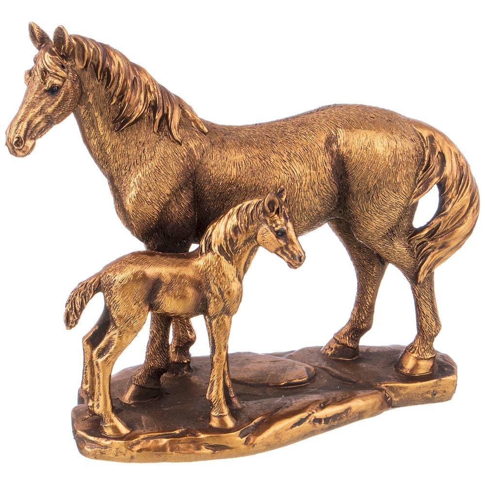 статуэтка лошади 17.5х8х15 см серия bronze classic 146-1485