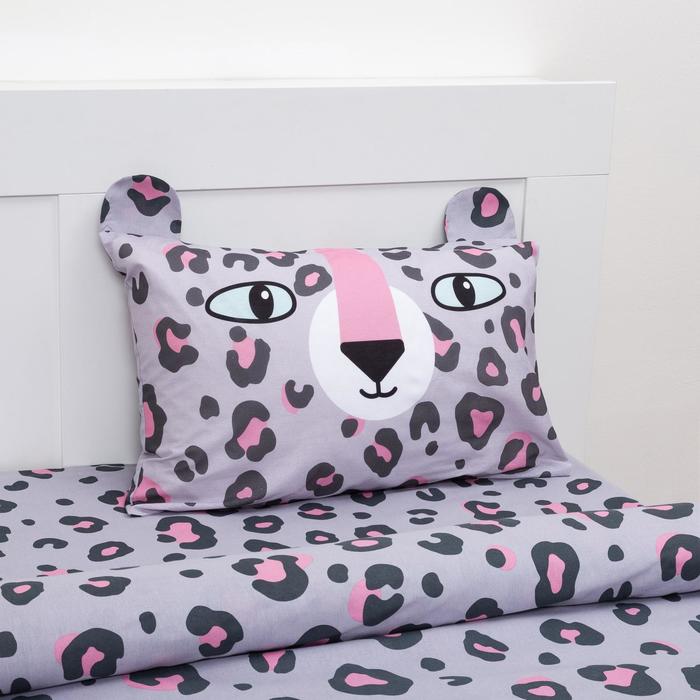 Постельное белье Этель 1,5 сп Happy leopard 143х215 см, 150х214 см, 50х70 см -1 шт 6480769