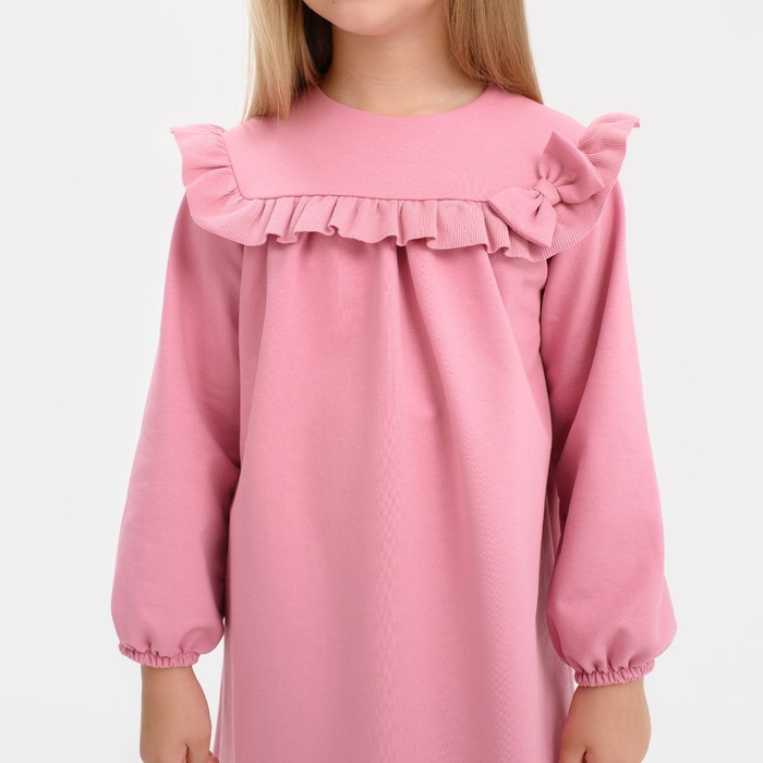 Платье для девочки KAFTAN Basic line, размер 32 (110-116), цвет розовый 6622731