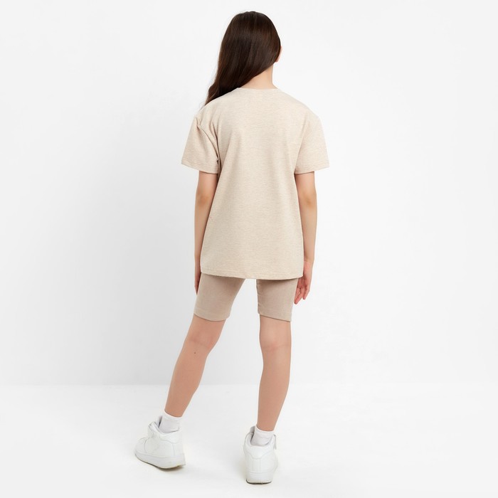 Велосипедки детские MINAKU: Casual Collection KIDS цвет грязно-розовый, рост 146 7576111