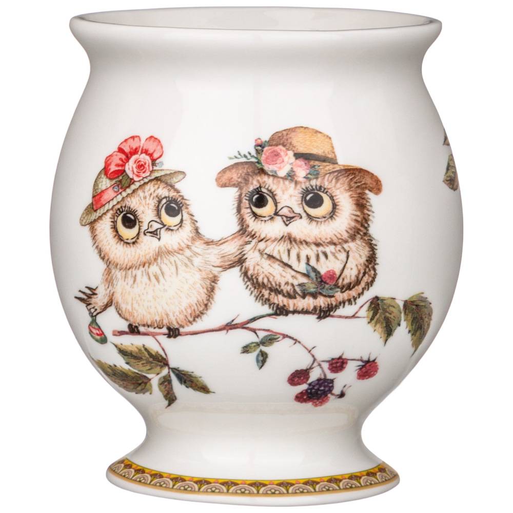 подставка под чайные ложки lefard owls party 9 см 415-2175