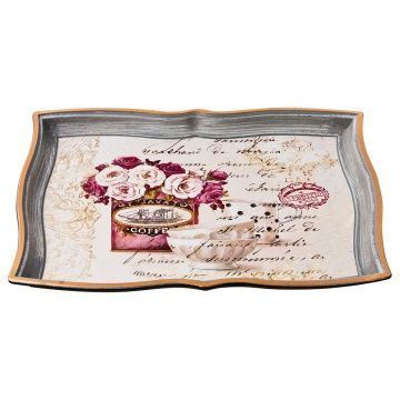 поднос коллекция старинный прованс 34х24 см без упаковки 106-539