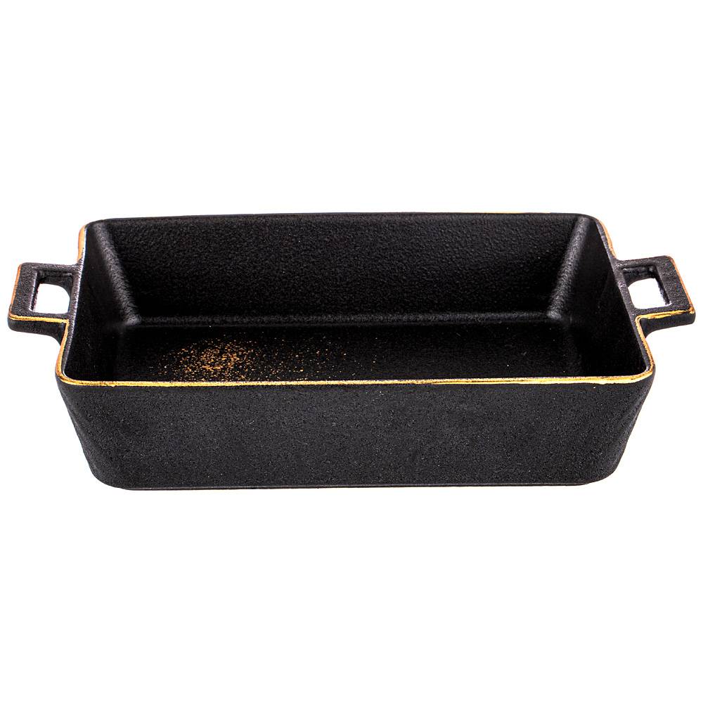 блюдо для запекания bronco midnight gold 25х15х5 см 900 мл 42-378