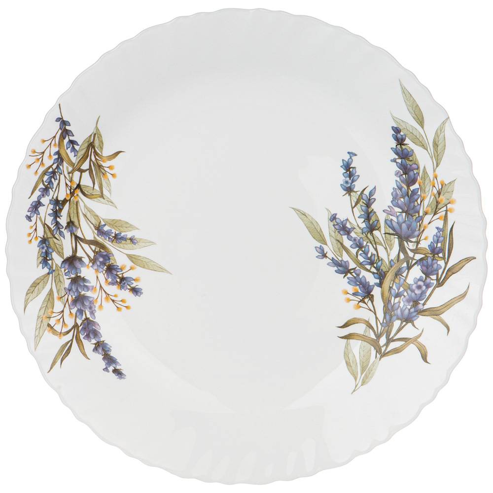 тарелка обеденная agness lavender field 25см 598-054