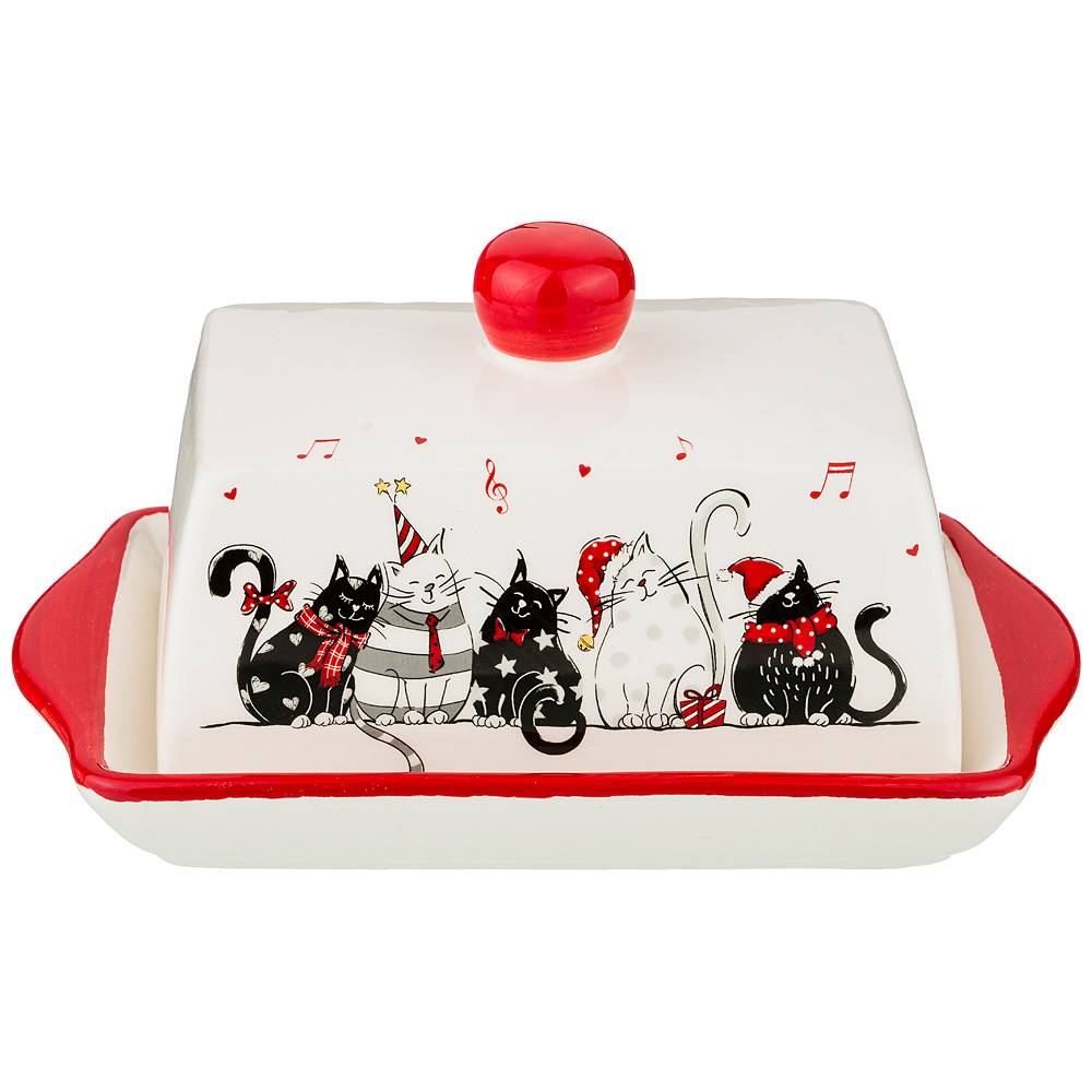 масленка коллекция party cats 19,5х12,6х10,3 см 230-336
