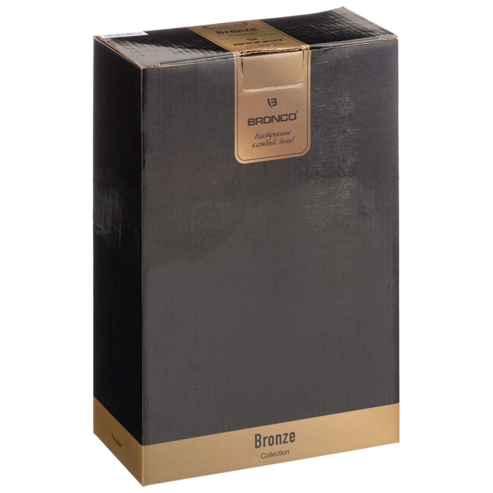 блюдо с ручками bronco bronze 23х16х8 см 474-178
