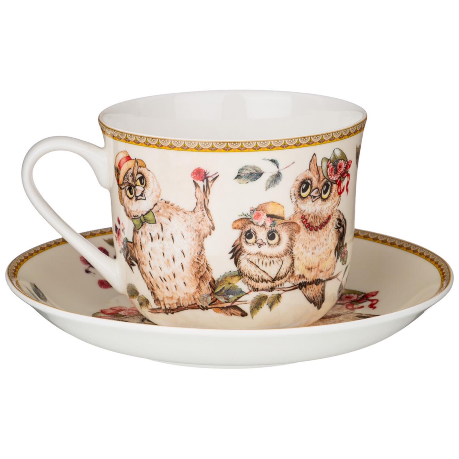 чайная пара lefard owls party 500 мл 415-2163