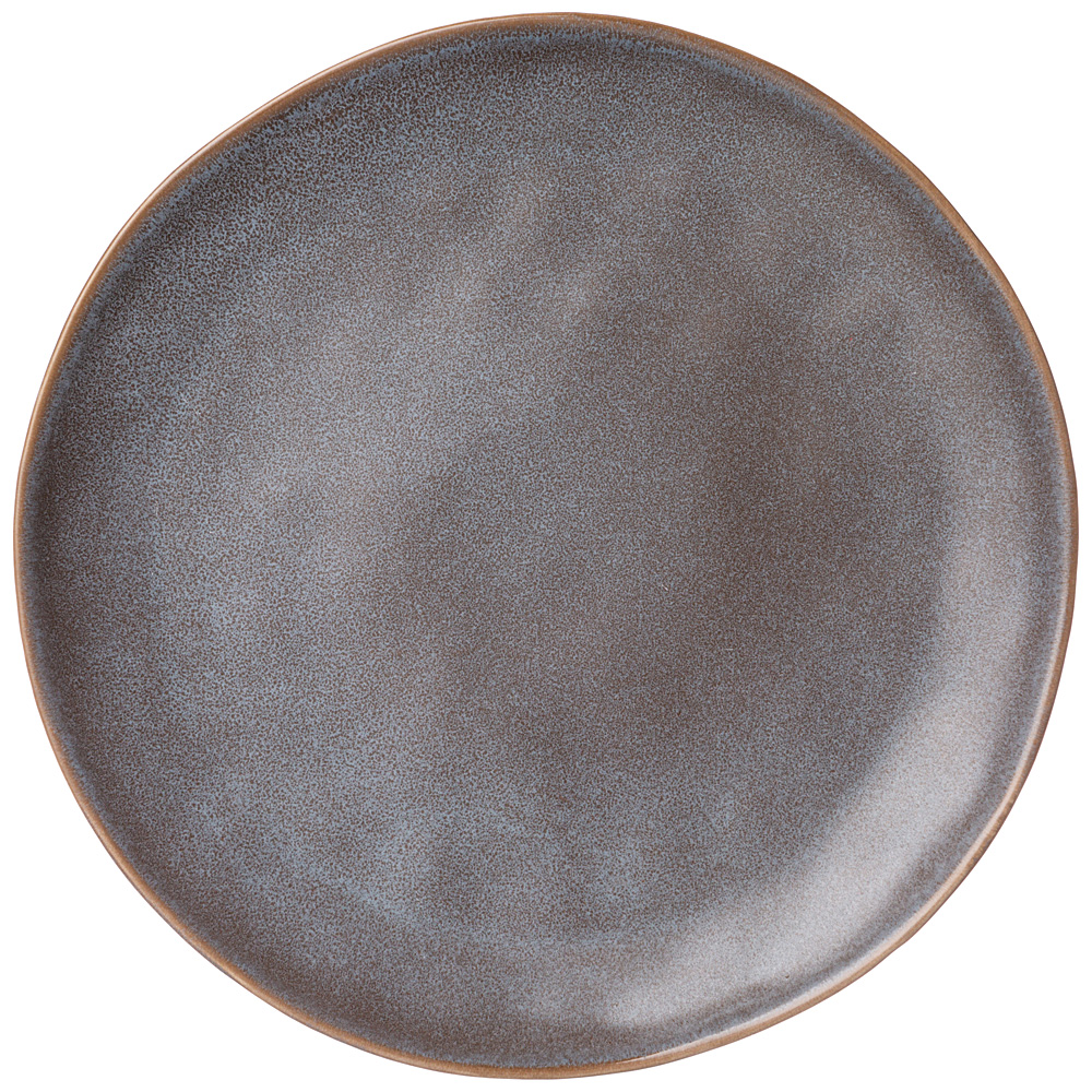 тарелка подстановочная 24 см коллекция glaze collection цвет:серый меланж 191-223