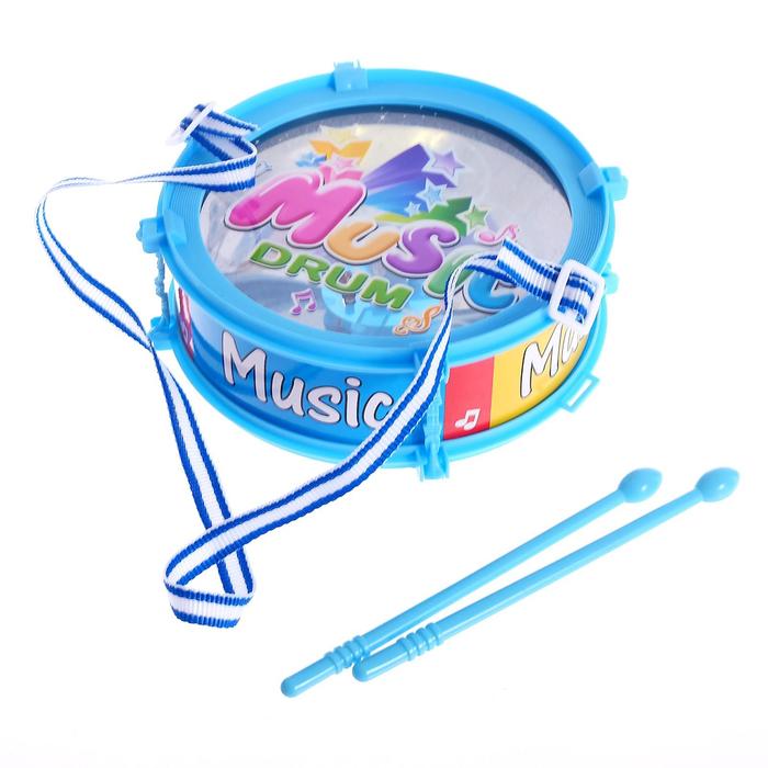 Игрушечный барабан Music drum, световые эффекты, детский, МИКС 4686125