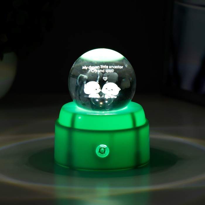 Ночник Шар LED USB АКБ МИКС 9х9х11 см RISALUX 9352528