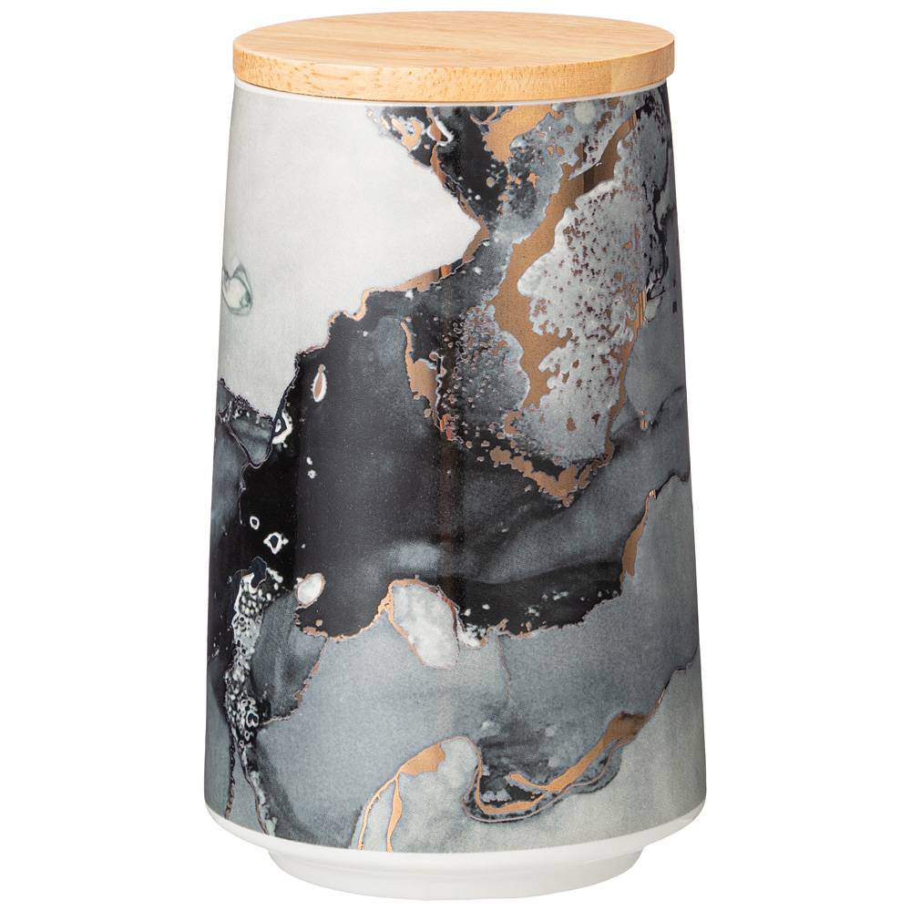 банка с дерев.крышкой lefard moon art 800мл 10,5х17см 42-393
