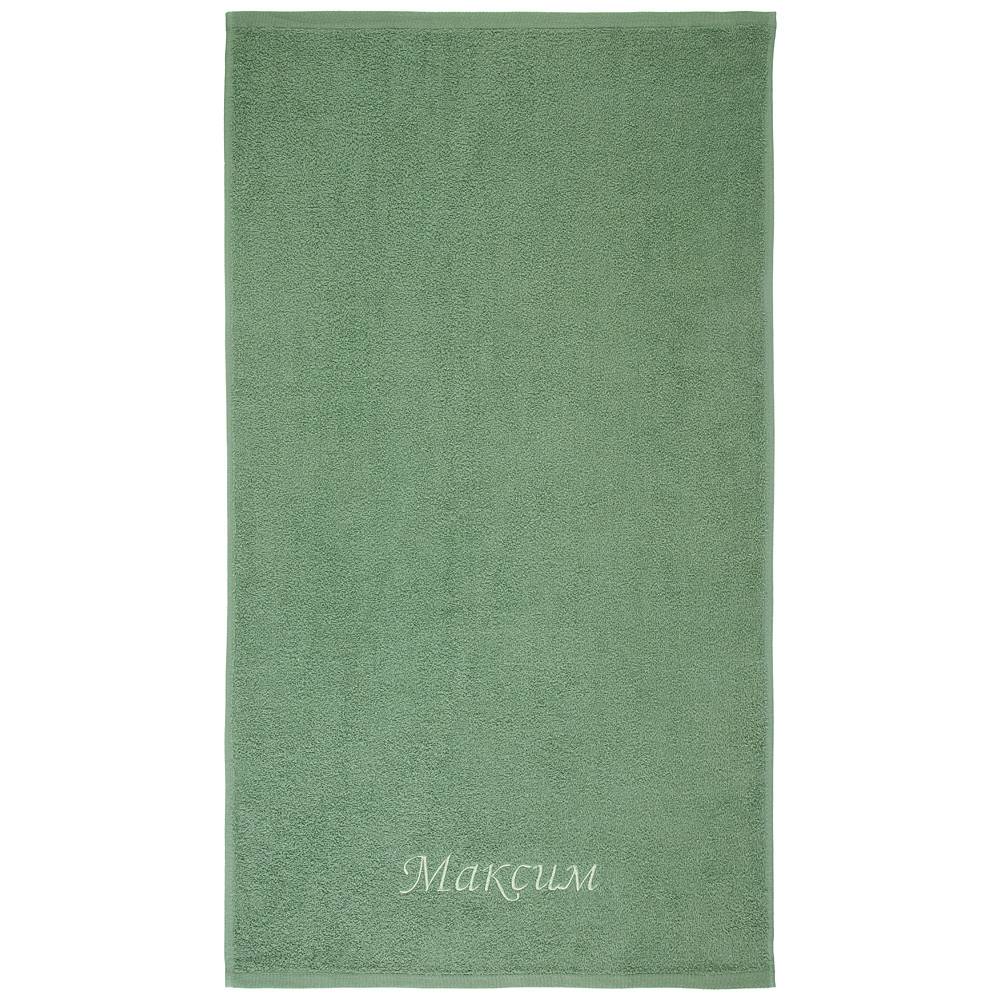 полотенце махровое 50х90см максим , 100 проц хлопок , зелёный 850-111-28
