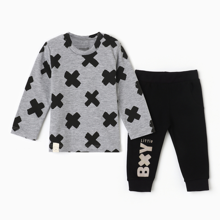 Набор: джемпер и брюки Крошка Я Stylish boy, рост 68-74 см 10385126