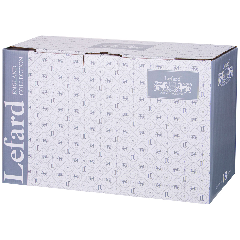 обеденный набор lefard dandelion 18пр, 20,5/25,5/14см 87-281