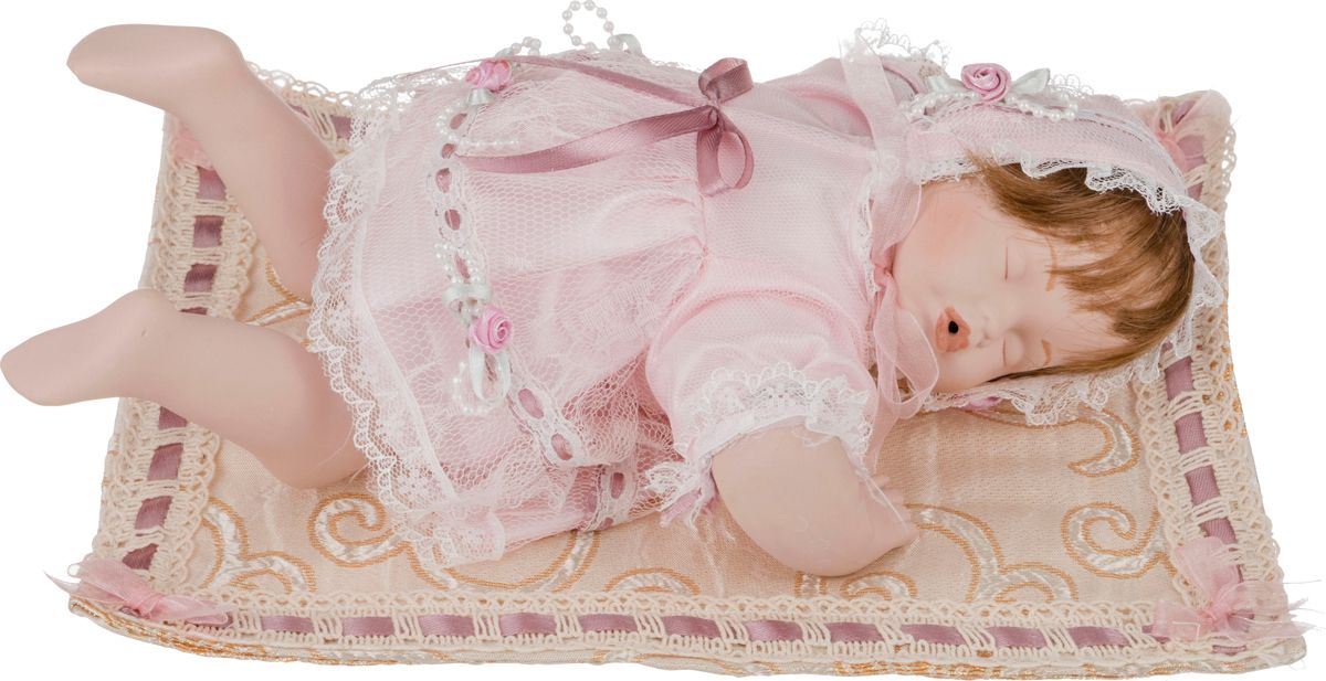 фарфоровая кукла младенец с мягконабивным туловищем длина 30 см 485-246 кукла материал фарфор/комбинированные материалы производства китай общий вес 0,83 кг, купить с доставкой по низкой цене за 673 руб.