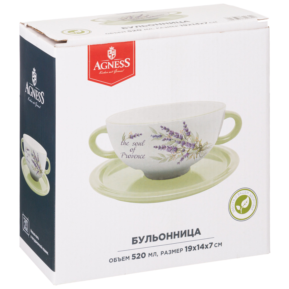 бульонница душа прованса 19х14х7 см / 520 мл 358-2060
