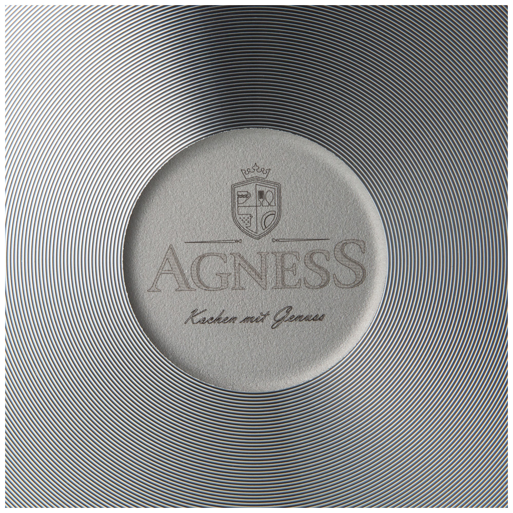 сковорода гриль agness grace диаметр 24 см 899-171