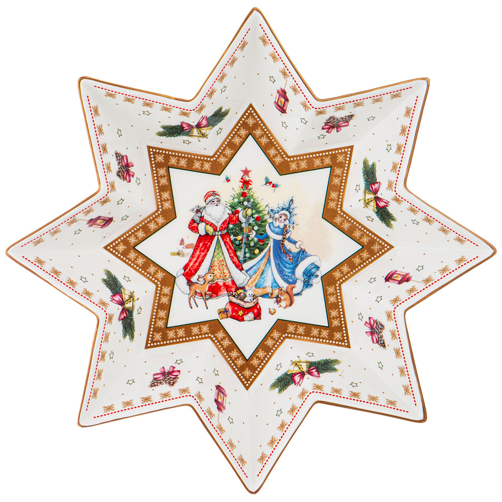 салатник christmas collection диаметр 32 см высота 6 см 586-449