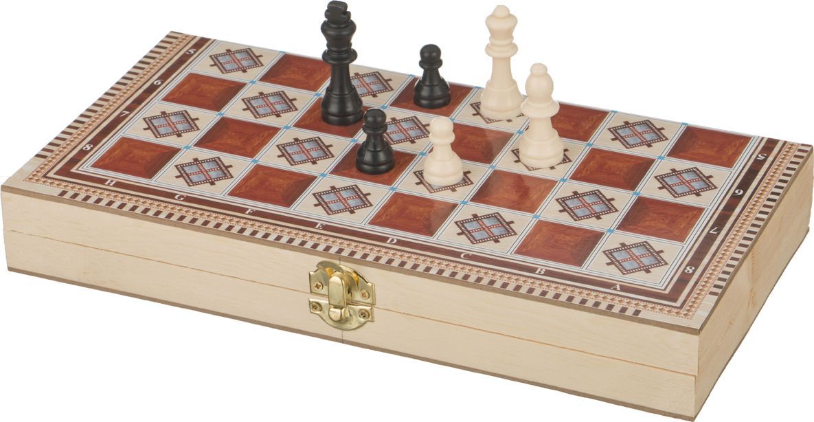 игра для взрослых шахматы, шашки, нарды 29х14х4 см 446-200