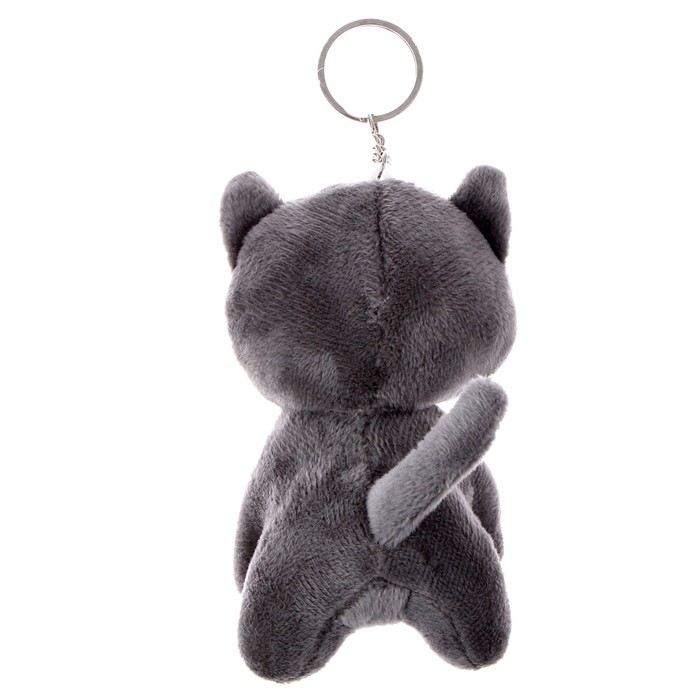Мягкая игрушка «Кот с бабочкой», на брелоке, 10 см, цвета МИКС 9417588