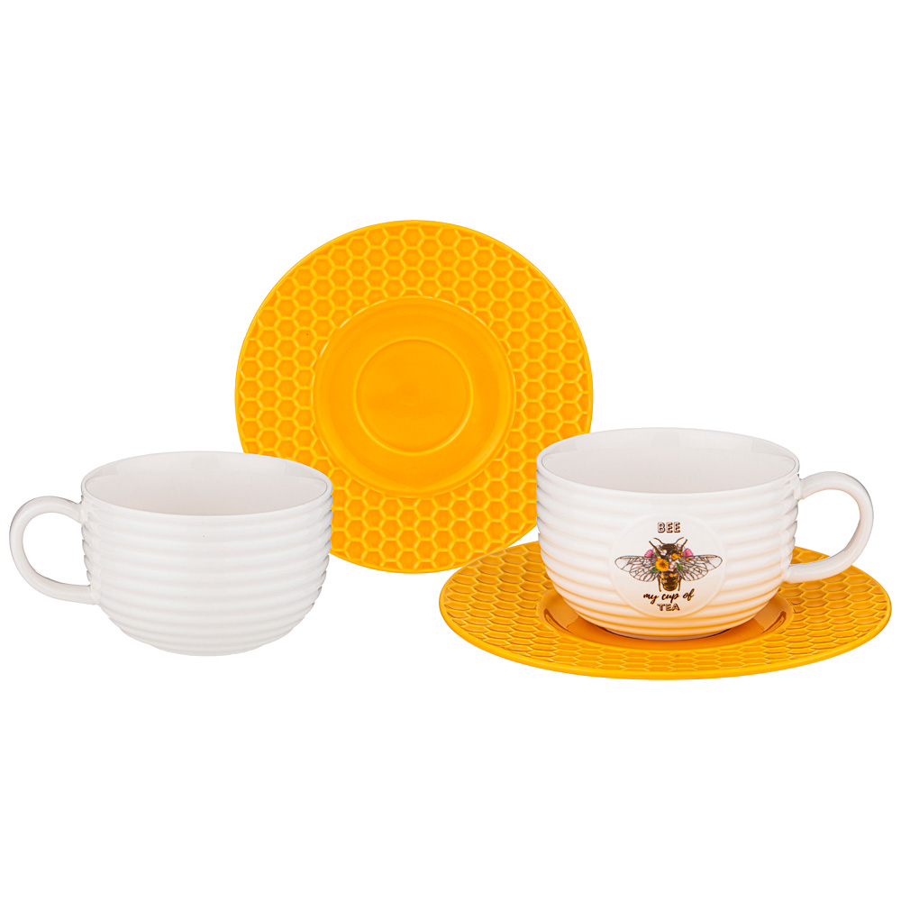 чайный набор lefard honey bee на 2 пер. 4 пр. 240 мл 151-188
