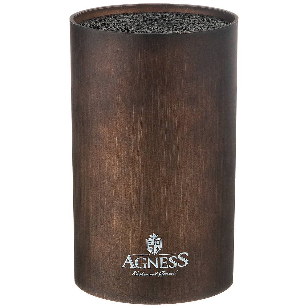 подставка для ножей agness best универсальная,11х18см 911-680
