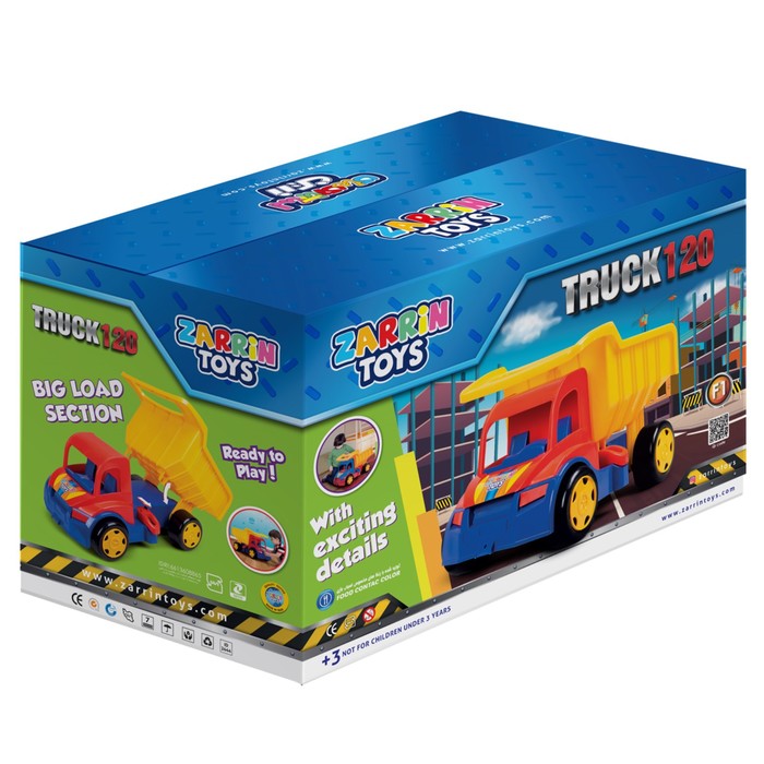 Автомобиль «Грузовик MineTrack 120», песочный набор, цвет сине-жёлтый 9380463